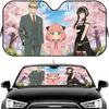 Anime S-Spy X Family Sun Visor Car Windshield Sun Shade  Front Window Sunshade UV Block Heat Insulation Cover Parasol