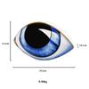 New Blue Evil Eye Home Decor Ornament Ceramic Devil's Eye Statues Lucky Amulet Home Living Room Desktop Feng Shui Figurines