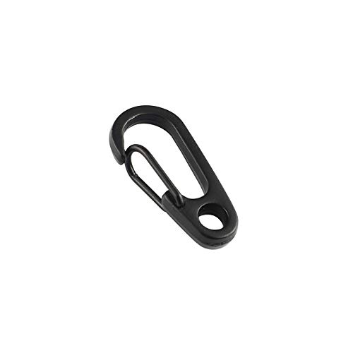 TEMLUM Carabiner, Small Mini Carabiner, Set of 10, Snap Hook,