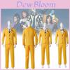 2024 New Beetlejuice Cosplay Costume For Men And Women In Vibrant Yellow Color