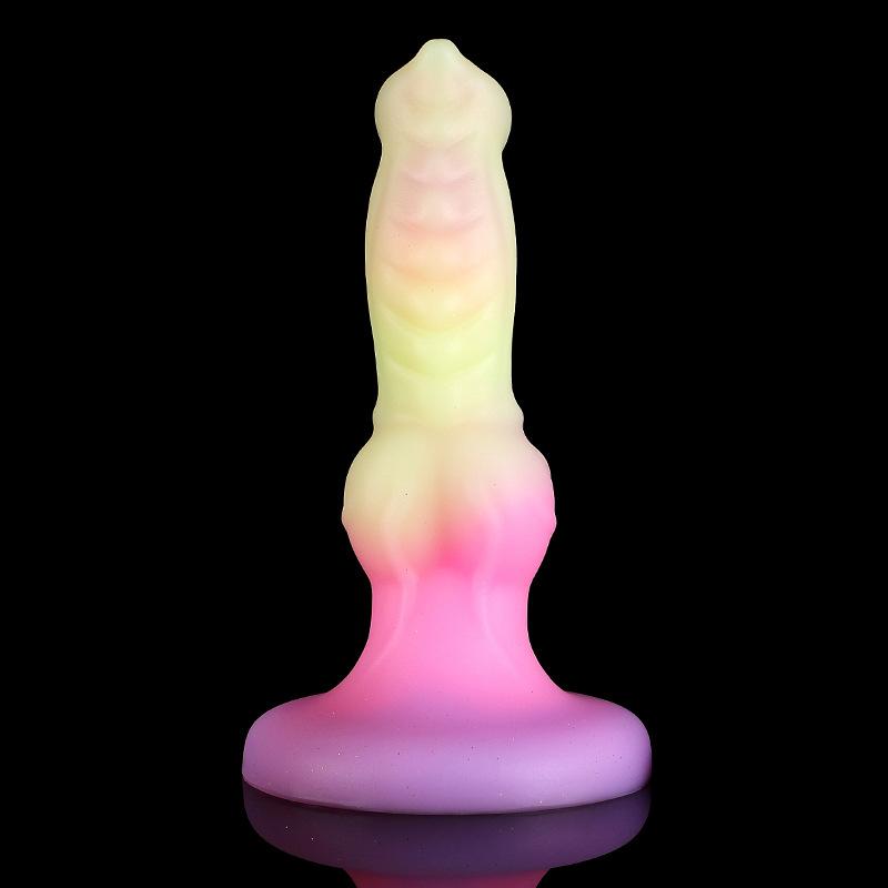 Mixed Color Luminous Alien Harem Anal Plug Collection Adult Sex Toy SM Female Masturbator Dildo