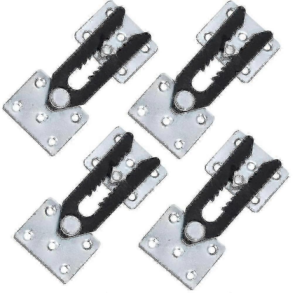 26-27 Sectional Couch Connector for Sofa, 4pcs Metal Joint Snap Alligator Style Furniture Hardware