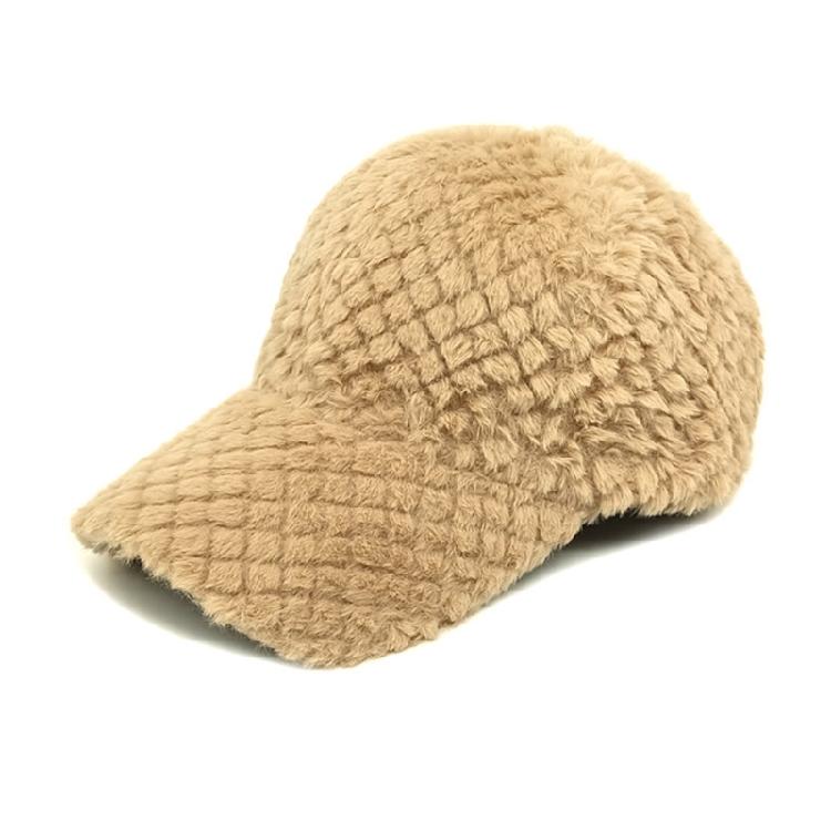 Cap for Women Winter Warm Baseball Cap Lamb Wool Hats Plush Baseball Cap Autumn