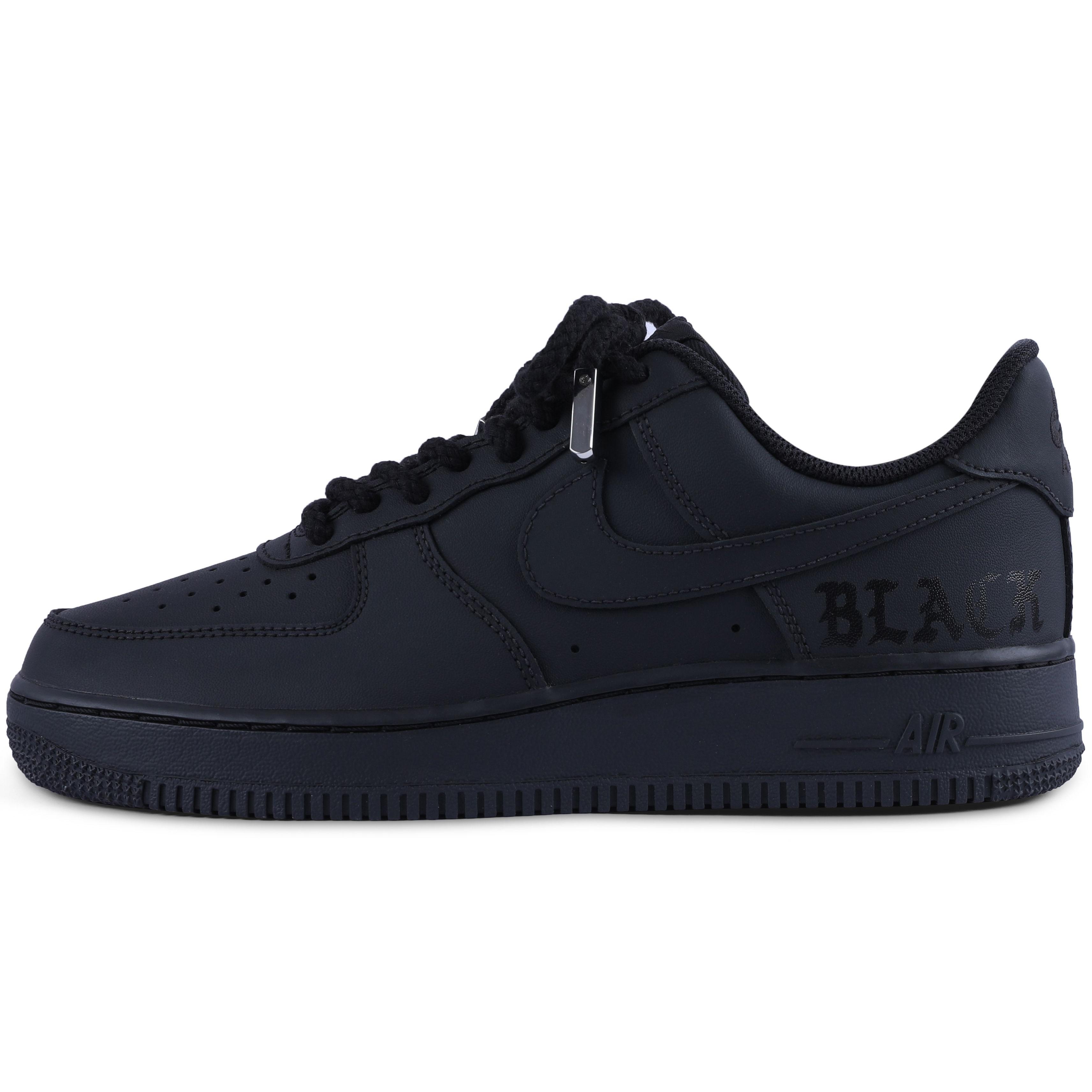 

Nike Air Force 1 PU Abrasion Resistant Balance Low top Skateboard Shoes Unisex Black CW2288-001(TEAM55-) 36