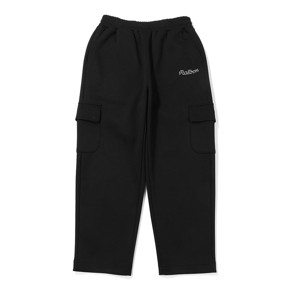 MALBON GOLF Airy Straight Cropped Pants Black (Woman)