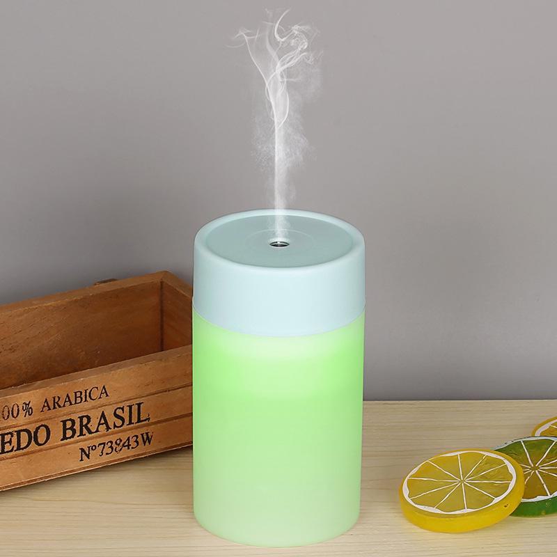 Creative USB Fog & Wood Grain Aromatherapy Humidifier with Custom Logo Option