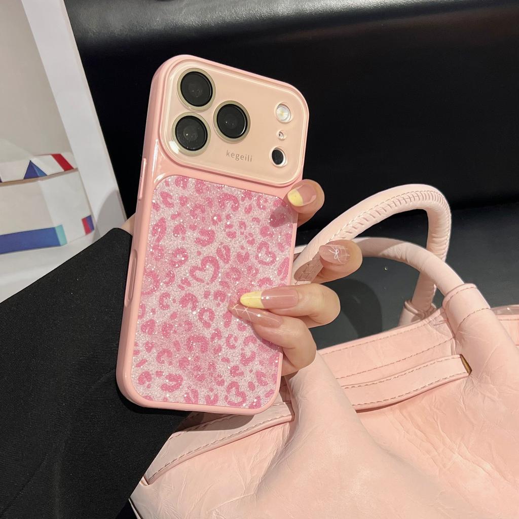 Luxury Leopard Print Phone Case For iPhone 13 14 15 16 17 Pro Max Shockproof Bumber Cases Cover
