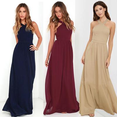 Elegantní Sexy Hollow Out Ženy Maxi Šaty Párty Večer Prom Svatební Klub Narozeninový Gala Luxusní Ležérní dlouhé šaty Nové