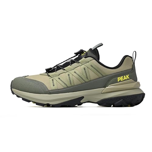 Peak TAICHI OUTDOOR EXT51371G Men s Chrome Green Outdoor Shoes, Size 26.5 cm, 2E