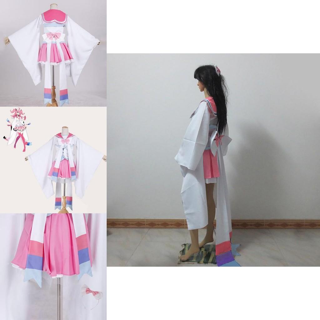 Elegant Sylveon Dress Uniform Cosplay Costume For Women With Exquisite Workmanship