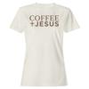 Coffee + Jesus Faith Art Women's T-shirt