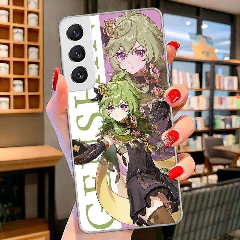 

Genshin Impact Anime Cover Phone Case For Samsung Galaxy S26 S25 Edge S24 Ultra S23 S22 Plus S21 S20 FE Soft Fundas Shell Galaxy Samsung S22 Plus