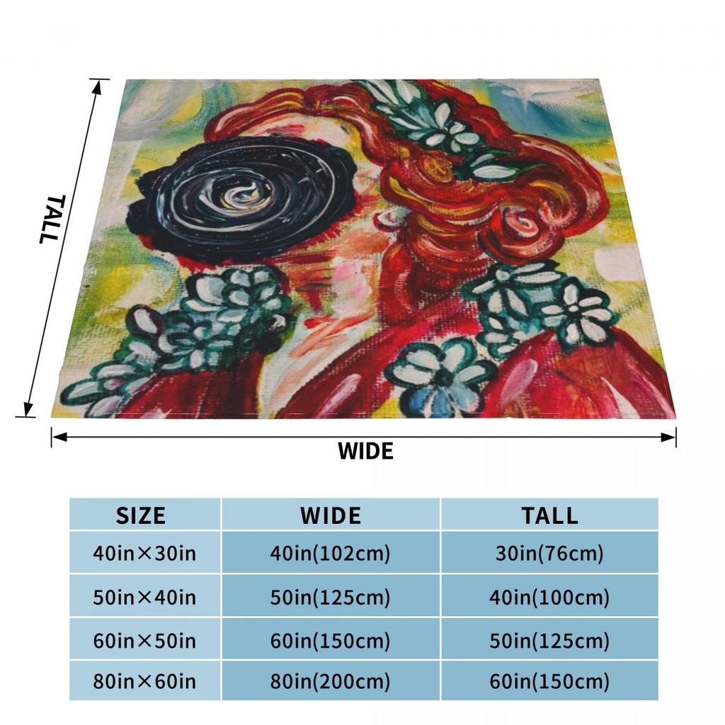 Flower Gal Personalized Gift An Ultra-Soft Micro Fleece Blanket
