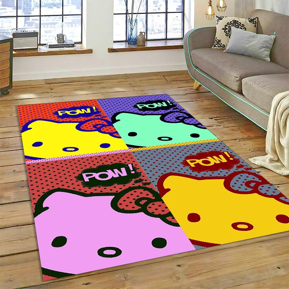 27 Style Cartoon Melody Melo Kawaii Sanrio Carpet Rug for Bedroom Living Room Home Sofa Decoration,kids Large Decor Floor Mat HD