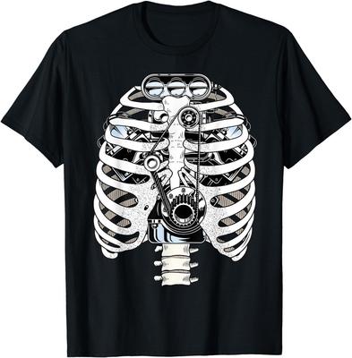 Mechanic Car Engineer Skeleton Mechanics Gift Unisex T-Shirt