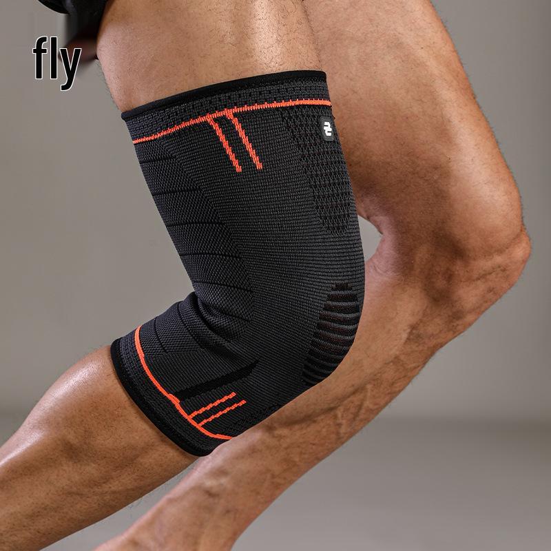 

Four Seasons High Elastic Sports Knee Pad - Anti-Slip Compression Sleeve for Cycling, Running, and Fitness. Extra Large