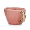 Stoneware Mug Salmon with Accent Siren DUKA