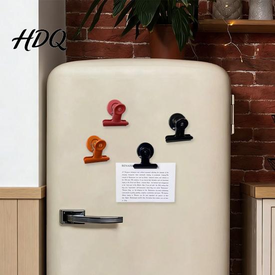 Refrigerator Magnet Heavy Duty with Metal Clip Memo Note Strong Magnetic Holder Fridge Home Kitchen