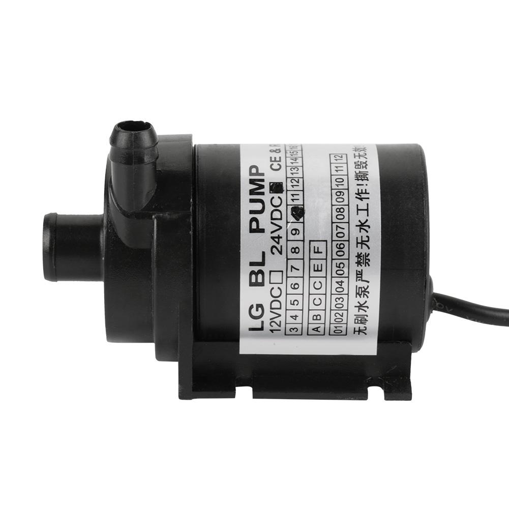 24V10W Black High Temperature Resistance Circulation Low Noise Brushless Water Pump