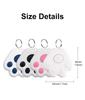 Smart Mini GPS Tracker Schlüssel Kinder Tasche Finder Hund Katze Haustier Locator Bluetooth Tracker Gerät Anti-Verlust Erinnerung für iOS/ Android