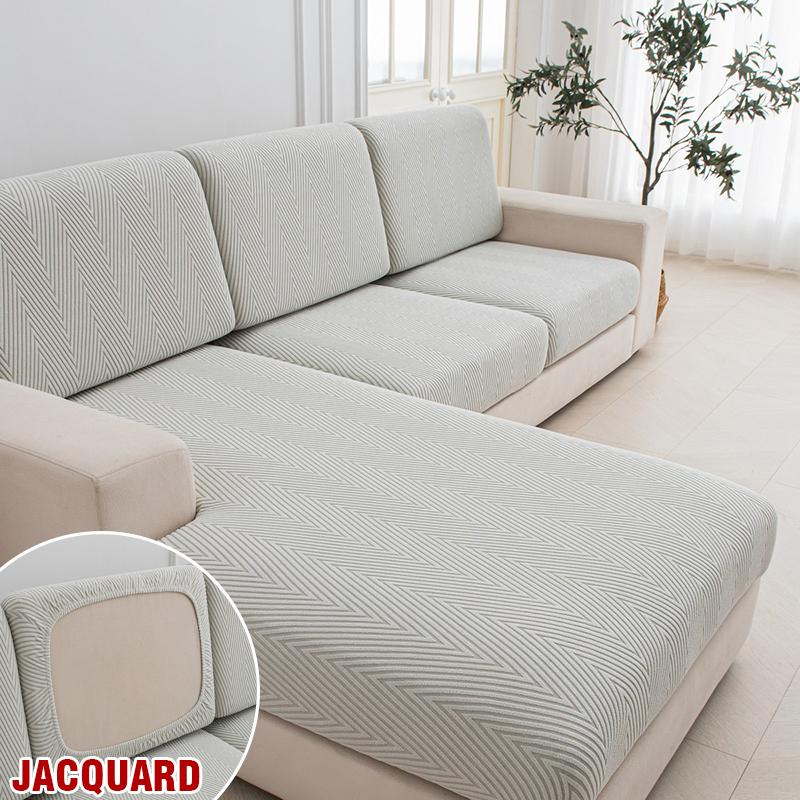 Sofa Seat Cushion Covers Individually Soft Washable Sofa Slipcovers Couch Sofa Covers Withastic Bands Pet Friendly