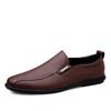 Fashion Luxury Brand Massage Sole Genuine Leather Loafers Anti Slip Men's Driving Shoes High-end Men's Wedding Shoes Free Delivery