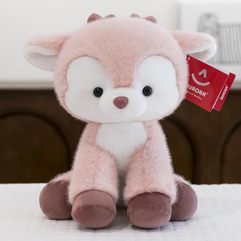 Plush Toy Deer Cute Cartoon Children Birthday Gift Cute Pet Home Doll Decoration