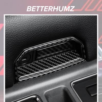 Carbon Fiber For Ford F-150 SVT Raptor 2015- Armrest Box Switch Panel Trim Pickup Sticker Car Interior Tuning Accessories
