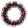Christmas Ball Wreaths 2 pcs Pink 33 x 33 x 7 cm Polystyrene