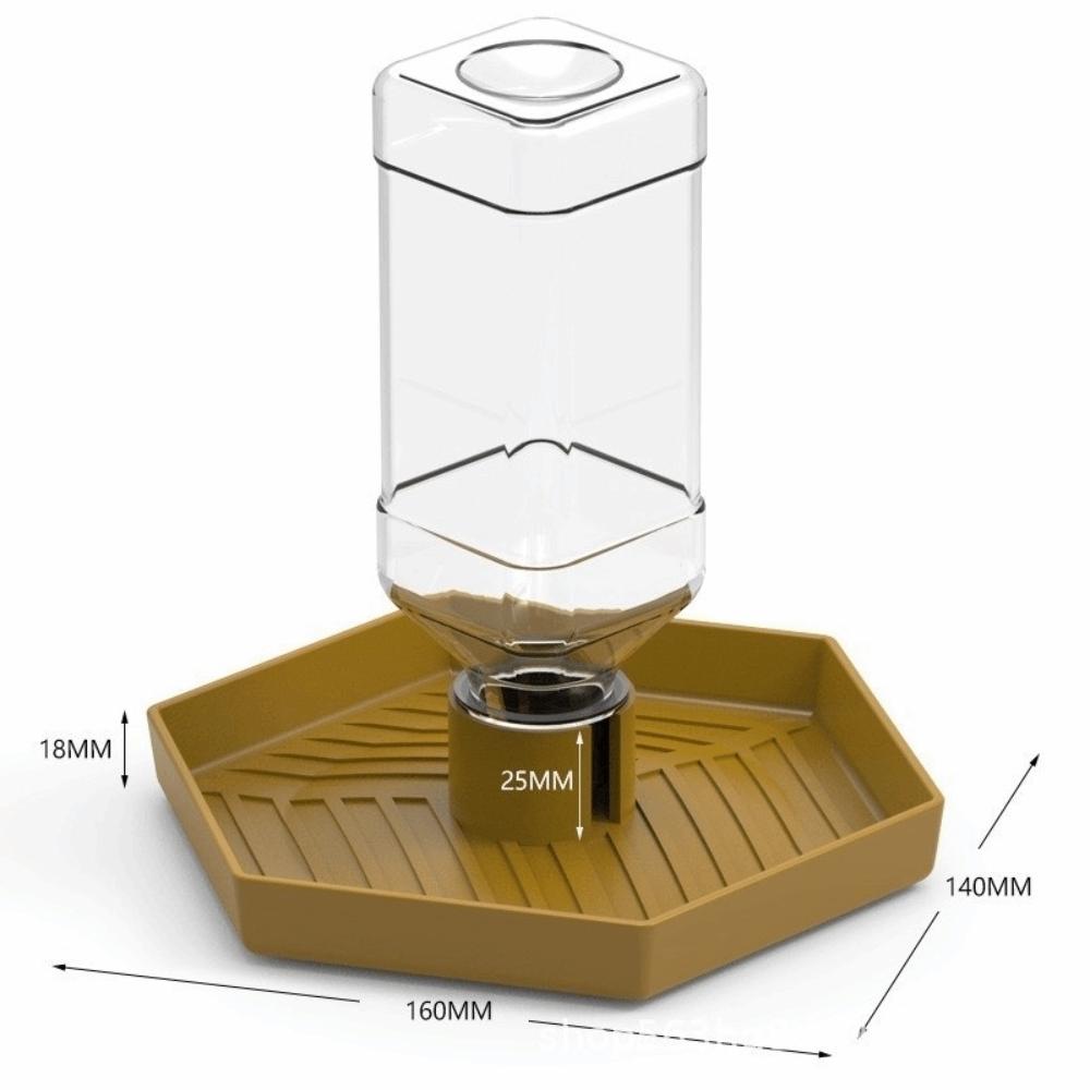 Comedero Automático para Tortugas Antideslizante Dispensador de Agua Reptiles Bebedero para Mascotas Reptiles