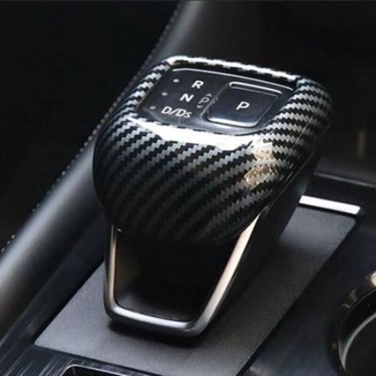 1PCS ABS Carbon Fiber Gear Shift Knob Cover Trim For Nissan Pathfinder -2024