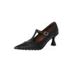 Fashion New Spring/Summer Women Pumps Shoes for Women Fashion Brogue Designs Pointed Toe Shoes High Heels Mary Jane Shoes Women Size 40