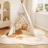 Modern Minimalist Style Living Room Decoration Carpet Fluffy Soft Bedroom Decor Plush Rug Irregular Thick Rug Home Lounge Mat