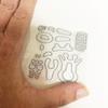 Troqueles de corte de jirafa de dibujos animados para scrapbooking, repujado de metal, moldes para manualidades de papel