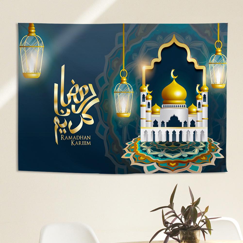 Printing Hanging Tapestry for Ramadan EID MUBARAK Decoration
