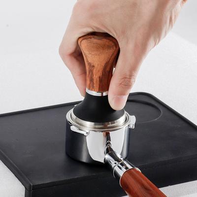 Walnut Handle Coffee Tamper 51/53/58 MM Coffee Powder Distributor Leveler Tool  Cafe