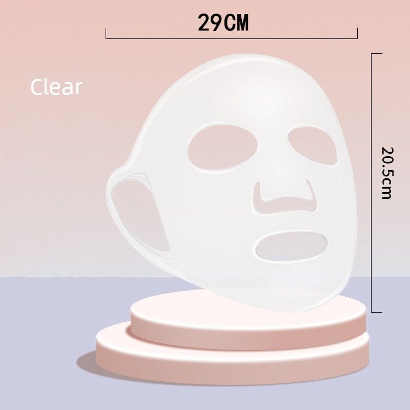 Ear-Mounted Bodyguard Application Choker Chain Silicone Face Mask Cover White 3D Silicone Mask Fixing Cover