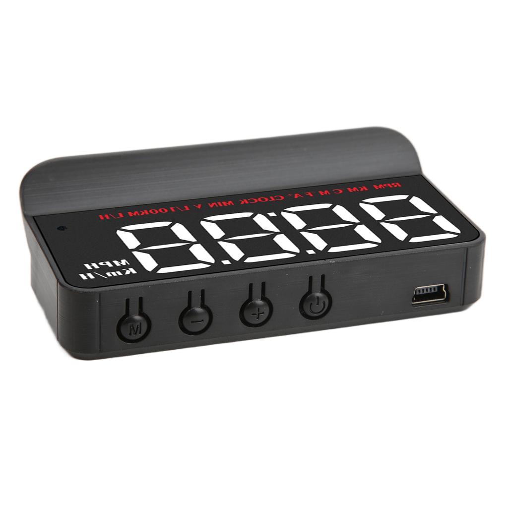 Car LED HUD OBD Head Up Display Voltage Fuel Consumption Display Overspeed Warning Alarm