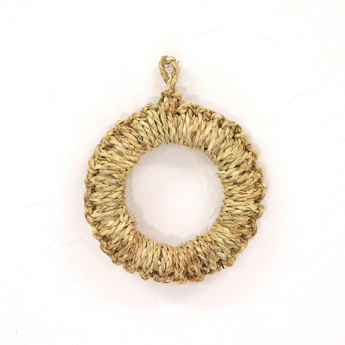 

Matsunoya Straw Pot Holder (Small: Approx. 15cm) / Made in Japan