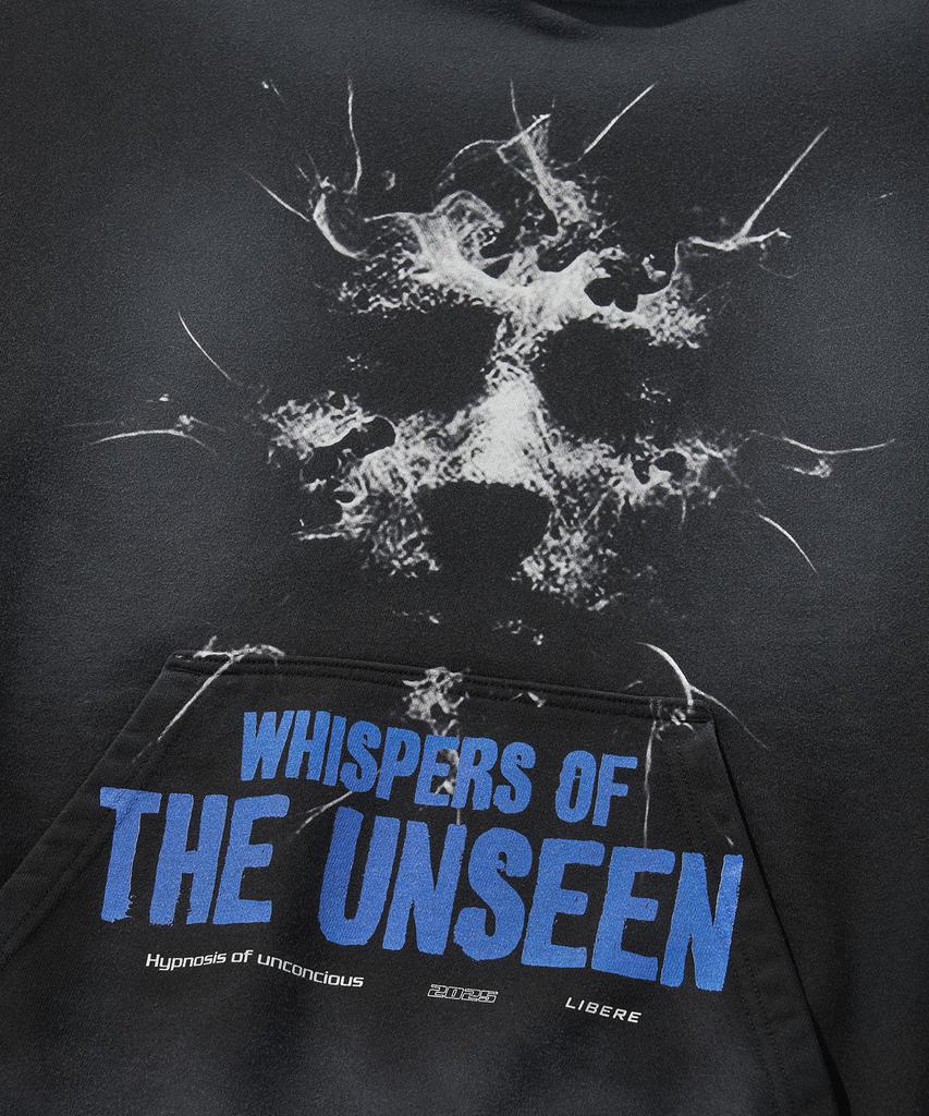 Whispers Of The Unseen Hoodie / Black