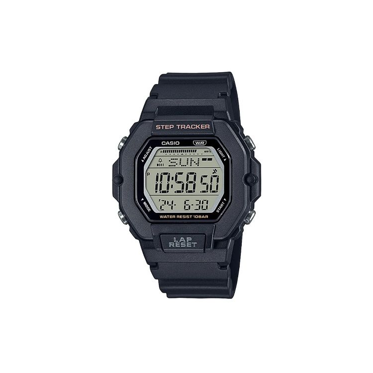 

Casio 100M Waterproof Quartz Movement Resin Strap Watch Men watches Silver LWS-2200H-1AJF Silver Dial