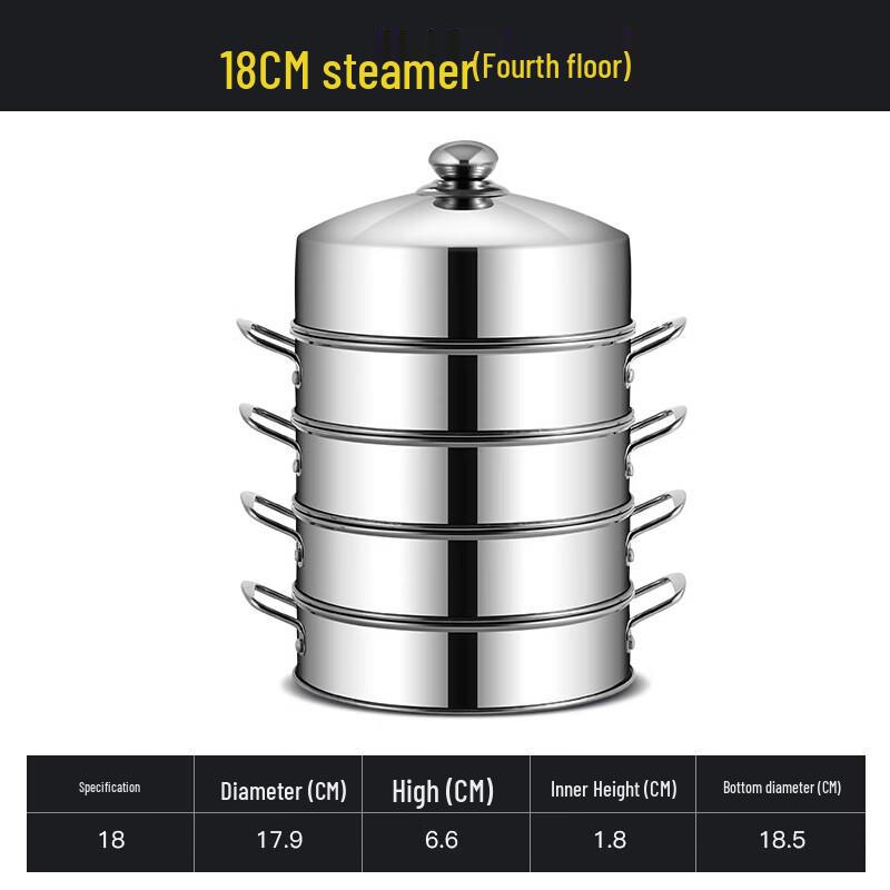 Xihe Stainless Steel Steamer Pot