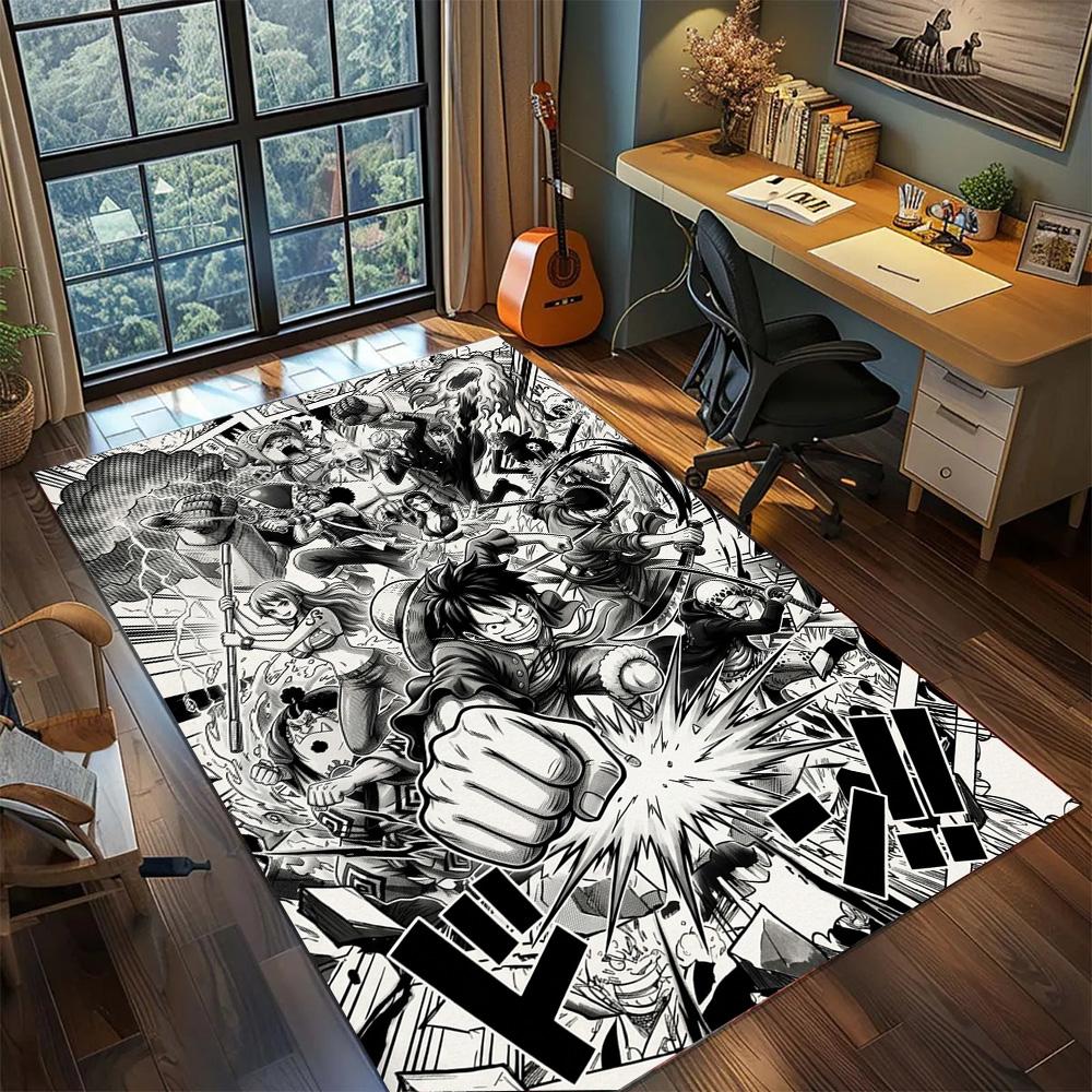 One Piece!Rug Carpet Large Area Rug Non Slip Washable Floor Mat Gamer Room Bedroom Home Decor