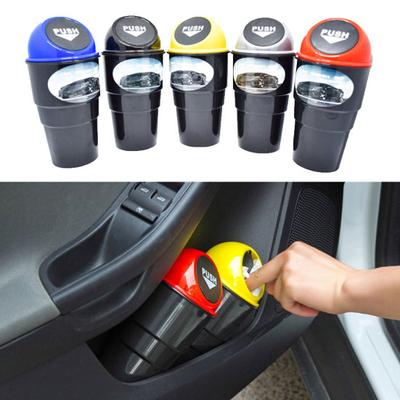 Draagbare mini-auto-afvalbak, vuilnisbak, plastic opbergdoos, organizer