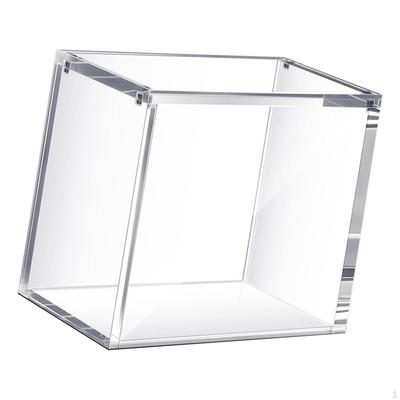 Clear Acrylic Display Case Organizer Container Multifunctional Stackable Showcase Storage Box for