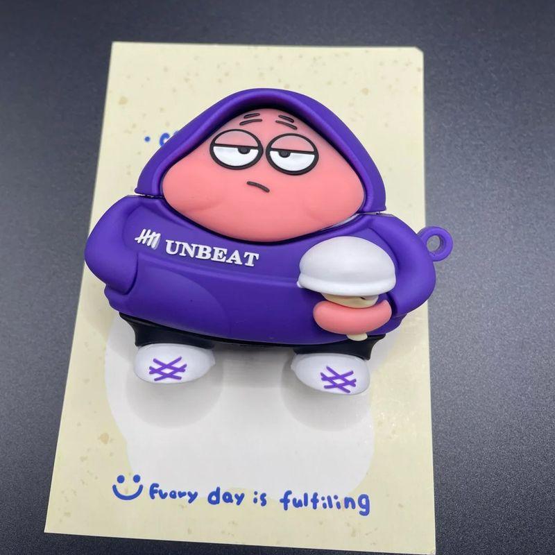 

Чехол Oppoencofree4 Защитный чехол Air4pro Нишевый стиль Милый AIR2 Силиконовый Free3 Ударопрочный Free2i Мягкий чехол R3pro Креативный Мужской и женский X3 OPPO Enco R Pro Purple Sweatshirt Patrick