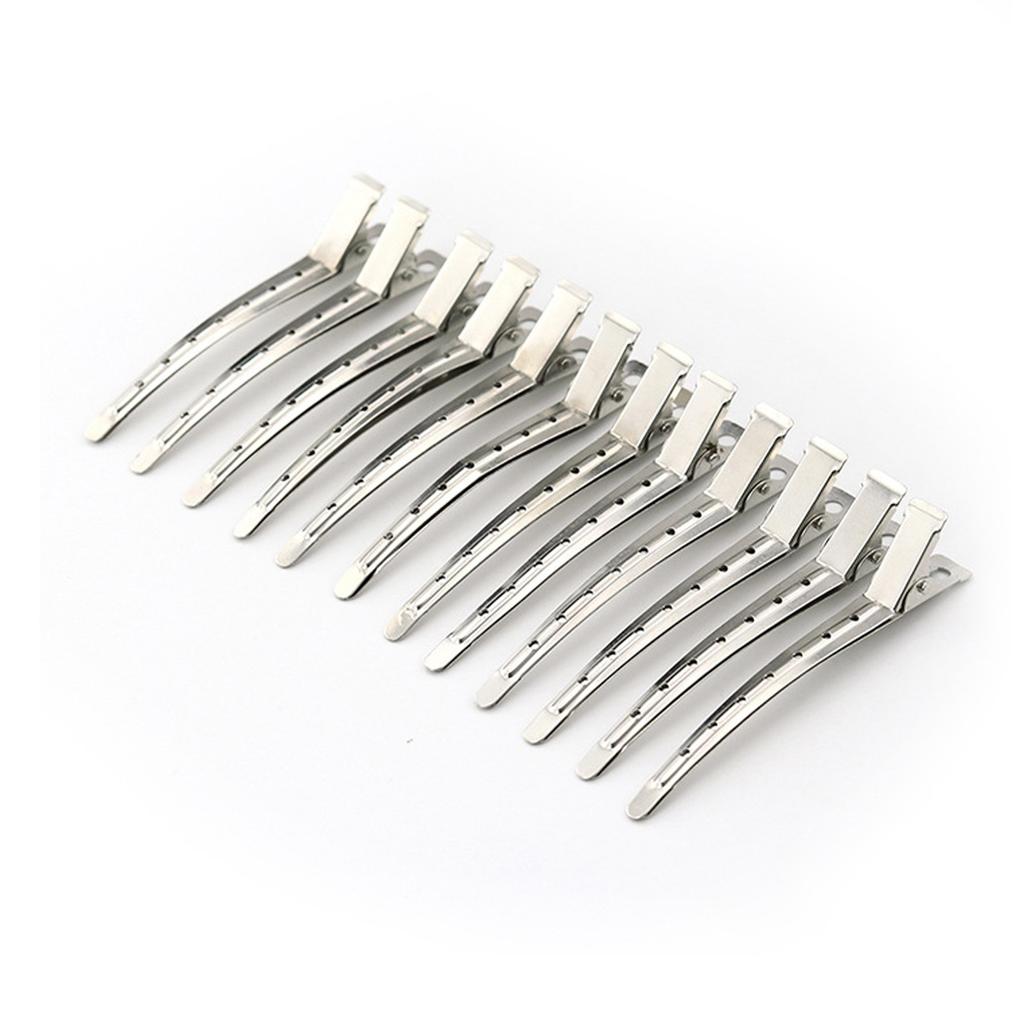 12 buc Clipuri Secționare Păr Oțel Inoxidabil Vârf Rotunjit Profesional Strâns Coafură Păr Pin Partajare