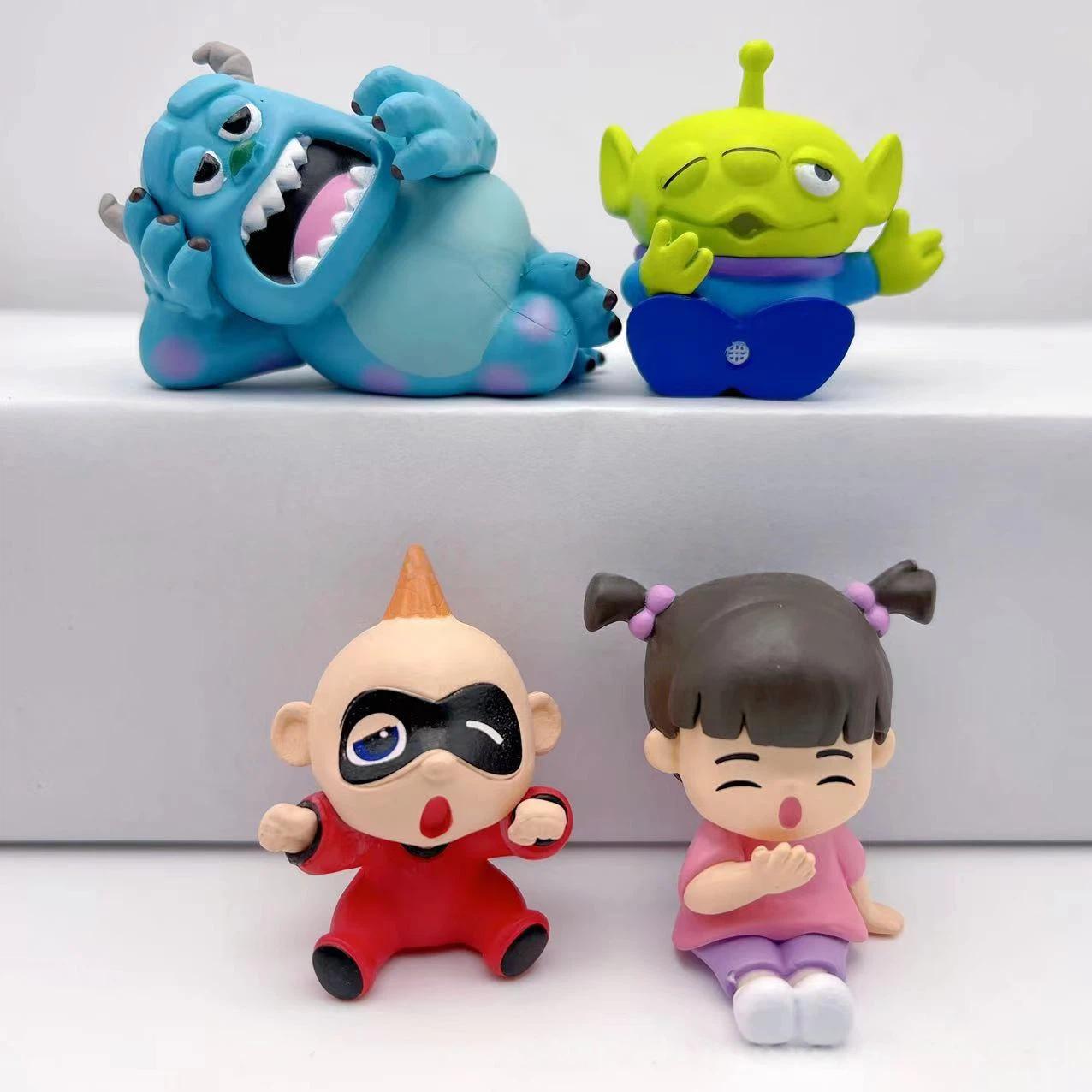 

Latest Product In Stock Yawning Three Eyed Furry Monster Figurine Plaything Desktop Decoration Ornament Festival Surprise Present For Fans