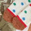 1Pair Thick Socks Cartoon Floor Socks Warm Coral Fleece Socks Comfortable Sleep Socks Skin-friendly Sausage Dog