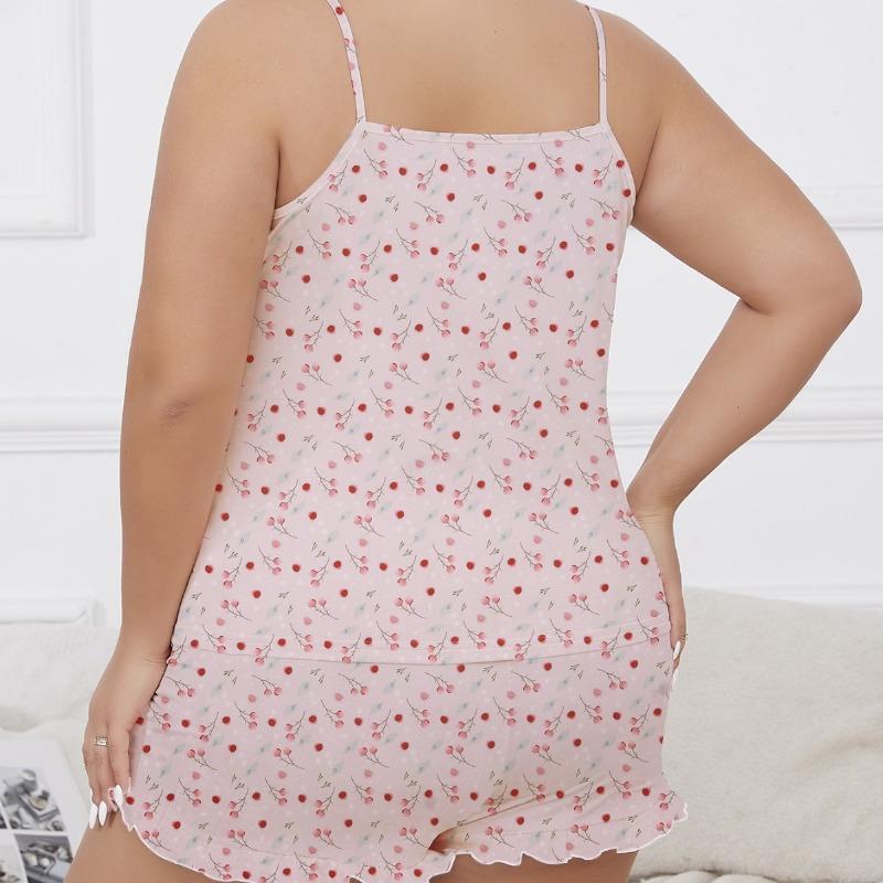 Women's Pajamas Shorts Set Spring/summer Home Halter Shorts Loose Two-piece Set